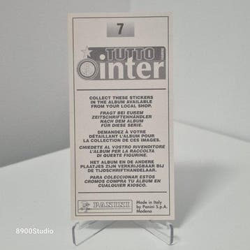 1997/98 Panini Tutto Inter Ronaldo Nazário #7 - Foil - Ultra