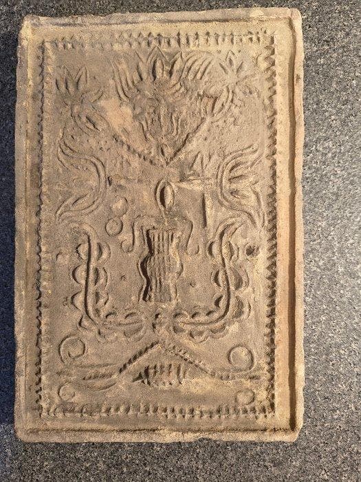 Tegel - 17e eeuw - Transsylvaanse kacheltegels, Antiek en Kunst, Antiek | Overige Antiek