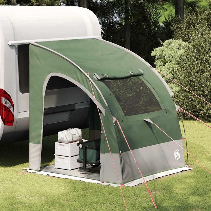vidaXL Achterkleptent -persoons 194 x 180 x 210 cm Groen, Caravanes & Camping, Tentes, Envoi