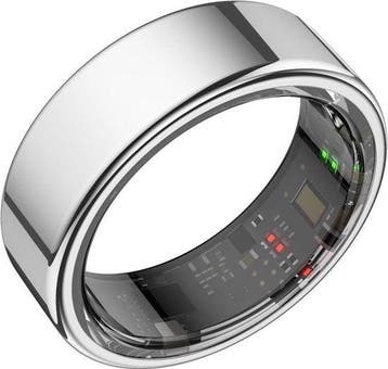 2dekans | Focus® S1 Smart Ring – Zilver Maat 10 – Hartslag &, Ophalen of Verzenden