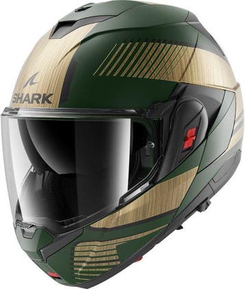 2dekans | Shark Oxo systeemhelm motorhelm Sikter mat groen, Ophalen of Verzenden, Nieuw