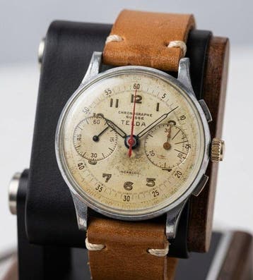Chronographe Suisse - Telda Landeron - Sans prix de réserve, Bijoux, Sacs & Beauté, Montres | Hommes