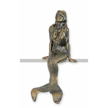 Sculpture, Zeemeermin - 31 cm - Fonte, Antiek en Kunst