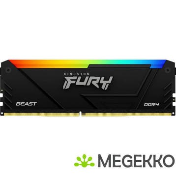 Kingston DDR4 FURY Beast RGB 1x16GB 3600, Verzenden, Nieuw
