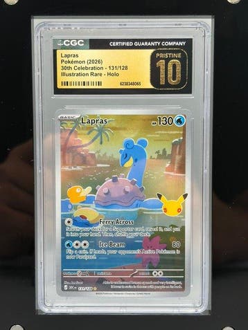 Pokémon - 1 Graded card - Lapras - 30th Celebration -