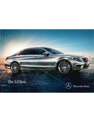 2015 MERCEDES BENZ S KLASSE BROCHURE ENGELS, Nieuw