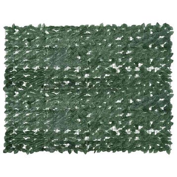 vidaXL Balkonscherm met donkergroene bladeren 200x150 cm, Tuin en Terras, Verzenden, Nieuw