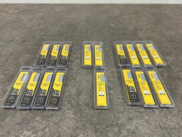 Veiling - Stanley brads 18GA diverse lengtes set 17-delig, Doe-het-zelf en Bouw, IJzerwaren en Bevestigingsmiddelen, Nieuw