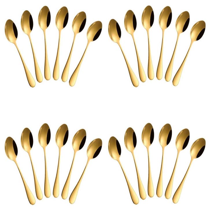 Fako Bijoux - Theelepel / Koffielepel Classic - 12cm - Goud, Maison & Meubles, Cuisine | Couverts, Envoi