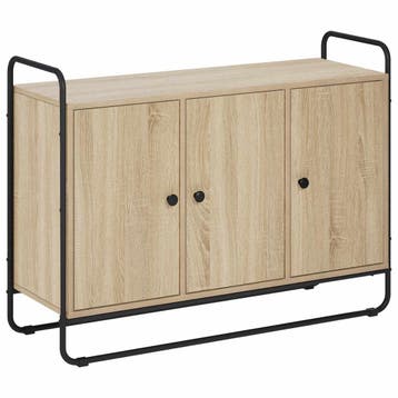 vidaXL Dressoir Sonoma Eiken 102 x 35 x 75 cm Bewerkt hout, Verzenden, Nieuw