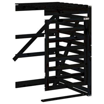 Extension abri poubelle pin noir - Seconde chance -59%, Verzenden