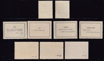 Duitse Rijk Bezetting Montenegro. 1944 - Flüchtlingshilfe, Gestempeld