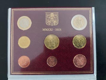 Vaticaan. Year Set (BU) 2021 (Zonder minimumprijs)
