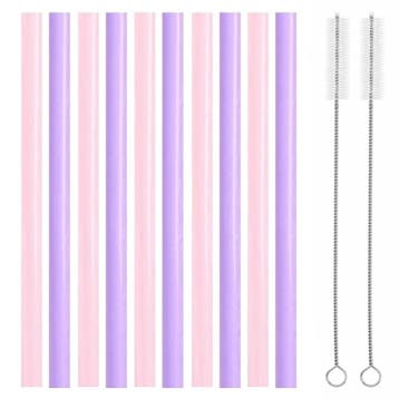 Fako Bijoux - Siliconen Rietjes XL Set -  10 Herbruikbare XL, Huis en Inrichting, Verzenden, Nieuw
