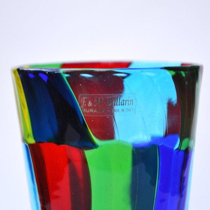F&M Ballarin - Vaas - Glas, Antiek en Kunst, Curiosa en Brocante