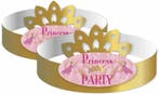 Prinsessen Kroontjes Party 6st, Verzenden, Nieuw