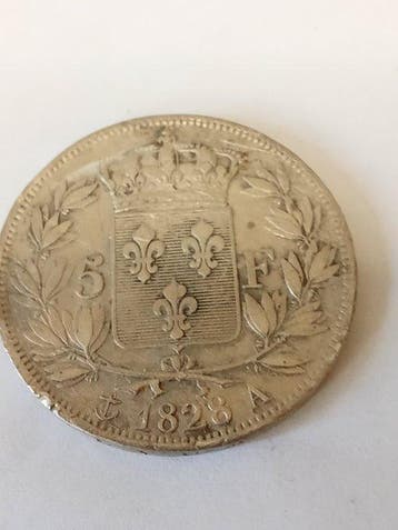 France. Charles X. 5 Francs 1828-A, Paris (Sans prix de