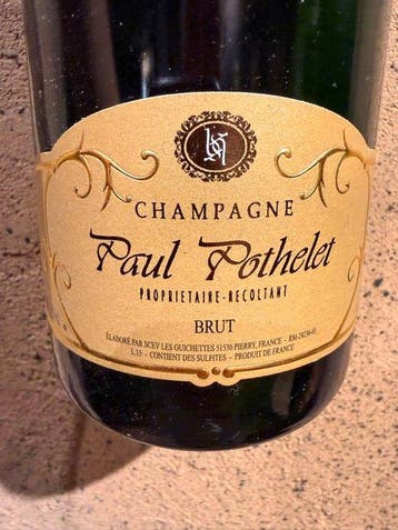 Paul Pothelet - Champagne Brut - 6 Flessen (0.75 liter), Nieuw