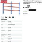 Diverse palletstelling Stow Nieuwe perforatie - 25% korting, Ophalen