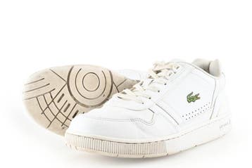 Lacoste Sneakers in maat 43 Wit, Verzenden, Sneakers, Gedragen, Wit