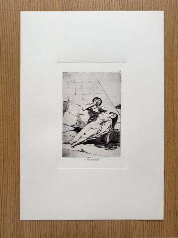Francisco De Goya (1746-1828) - Tantalo, plate from Los