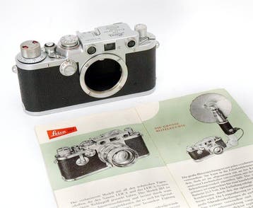 Leica IIIF Set First Batch Red Scale NO RESERVE Analoge