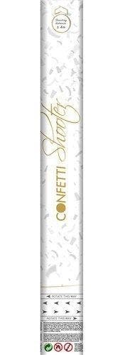 Witte Confetti Kanon 40cm, Hobby & Loisirs créatifs, Articles de fête, Envoi