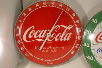 Coca-Cola - Thermometer (2) - Plastic - thermometer/celcius