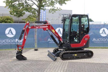 Veiling: Minigraver Yanmar SV22 Diesel 13.4kW 2024 Nieuw Nie, Ophalen