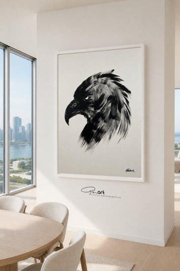 Parscha Mirghawameddin - Flying Hunter - XXL, Antiquités & Art