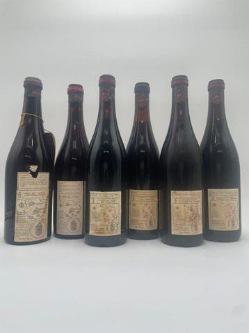 1957 , 1959 Barbaresco, 1976, 1979 Barolo, 1974 x2 Nebbiolo,, Verzamelen, Nieuw