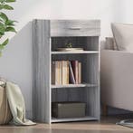 vidaXL Dressoir 50x42,5x93 cm bewerkt hout grijs sonoma, Verzenden, Nieuw