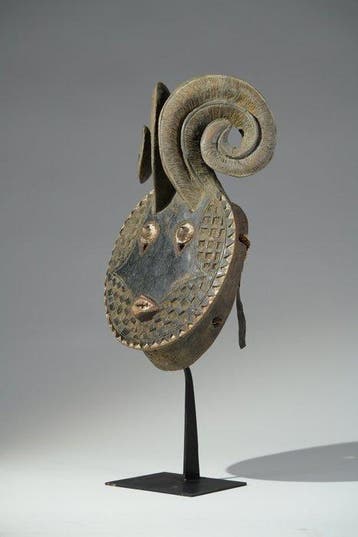 Een houten masker - Baule - Ivoorkust (Zonder minimumprijs)