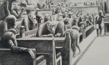 Mason Storm (1966) - Monkey Parliament IV (Banksy inspired)