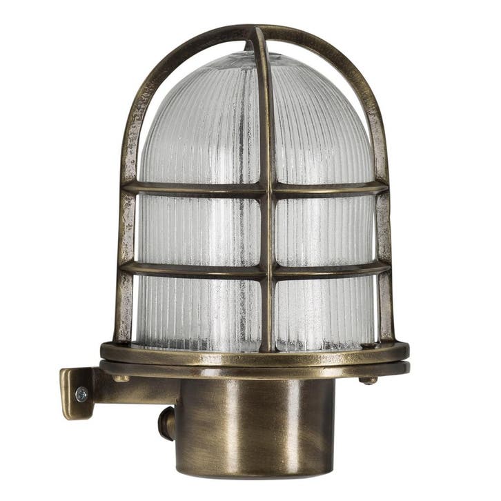 Scheepslampen & Maritiem Scheepslamp Caspian I  Brons, Tuin en Terras, Buitenverlichting, Verzenden