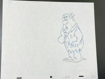 Hanna-Barbera - Originele animatietekening van Fred, Cd's en Dvd's, Nieuw in verpakking
