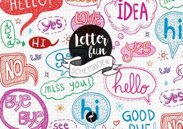 Letterfun schetsboek 9789045322667, Verzenden, Gelezen
