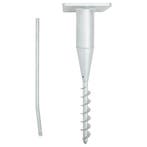 vidaXL Parasolvoet voor in de grond met stang 16x16x52 cm, Tuin en Terras, Verzenden, Nieuw