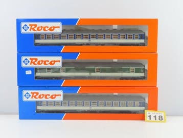 Roco H0 - 45004/45003/44956 - Modeltrein personenwagen (3) -