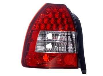Achterlichten geschikt voor Honda Civic 96-01 3D LED rood/wi, Verzenden