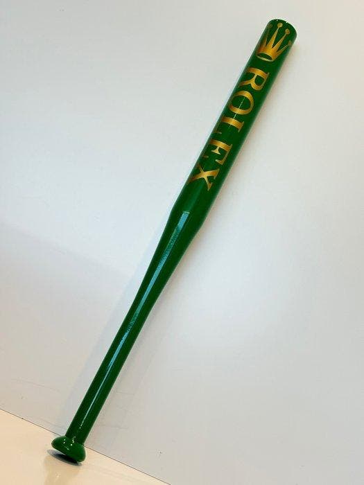 Rob VanMore - Beating Rolex with a Green Bat, Antiek en Kunst, Kunst | Schilderijen | Modern