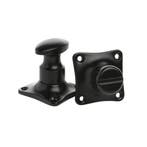 WC slot draaiknop mat zwart - retro jaren 30 toilet badka..., Ophalen of Verzenden, Slot