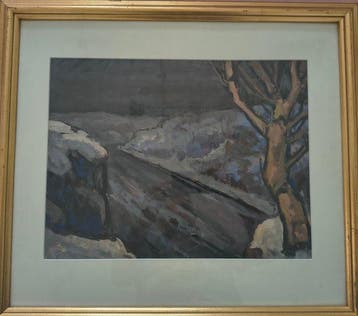 Alfred Hermann Helberger (1871 – 1946) - Winterabend
