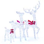 2dekans | Coast 3-delige LED Rendierfamilie Kerstdecoratie –, Diversen, Ophalen of Verzenden, Nieuw
