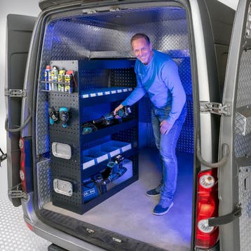 Datona Bedrijfswageninrichting - Inbouwkast met 4, Doe-het-zelf en Bouw, Werkbanken, Ophalen of Verzenden, Nieuw