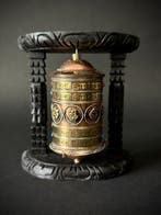 Gebedsmolen of gebedswiel - Brons, Papier - 1970-1980