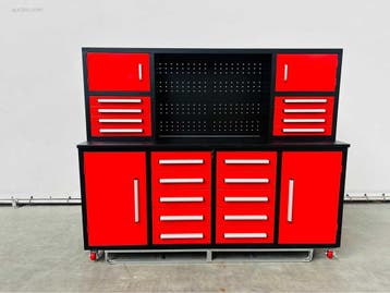 2x RTE - 7399 - Garagewerkbank 2200x580x1800mm RTE..., Doe-het-zelf en Bouw, Gereedschap | Overige machines, Nieuw