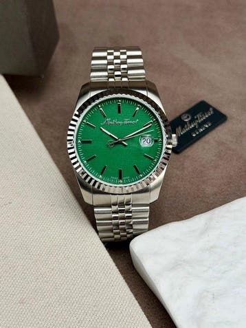 Mathey-Tissot - H810AV III Date Linnen Green - Sans prix de, Nieuw