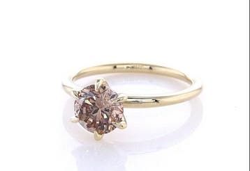 Ring - 14 karaat Geel goud - 1.01ct. tw.