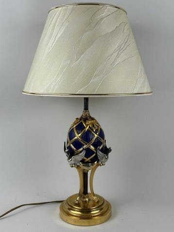Franklin Mint - Lampe de table - Une lampeœuf impériale, Antiek en Kunst